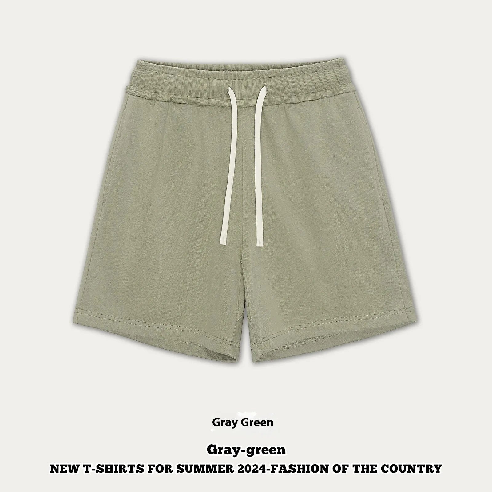 Children's loose-fit denim shorts in charcoal grey on a hanger