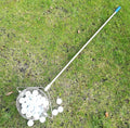 Metallic stainless steel golf ball picker retriever tool