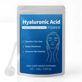 Container of pure hyaluronic acid powder for DIY skincare, 150-gram net content.