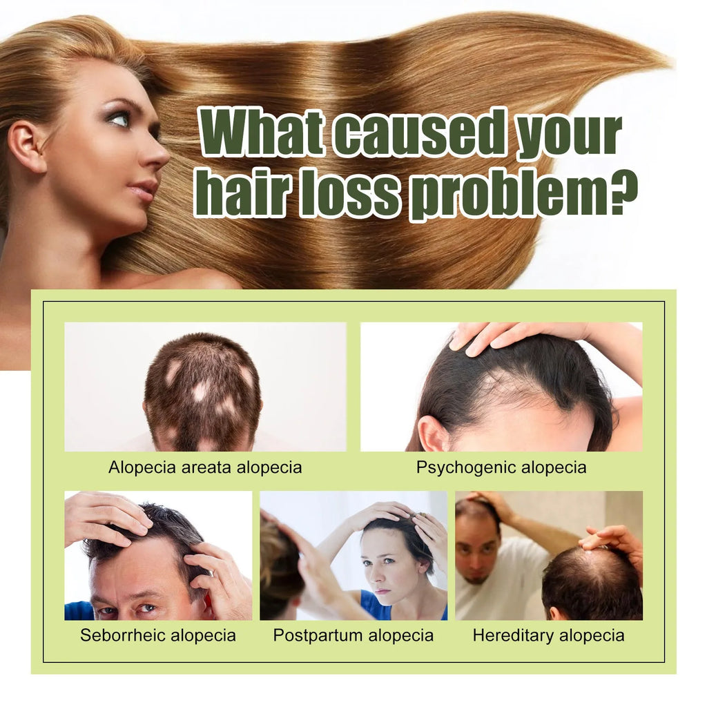 60ml bottle of hair care anti-fall repair essential oil for dry, brittle hair.