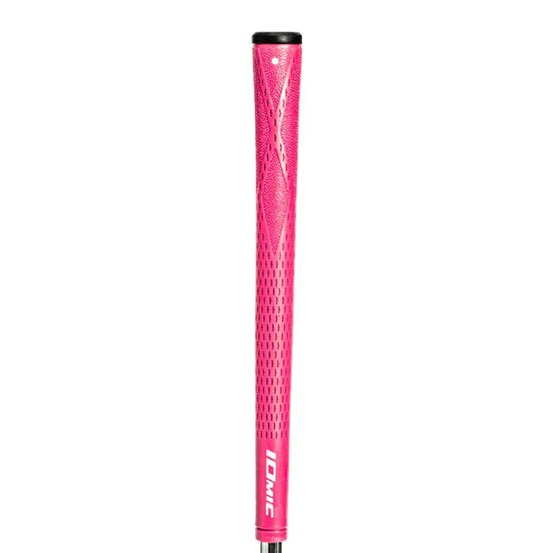 TPE golf club grip in various colour options including pink, red, blue and black variations