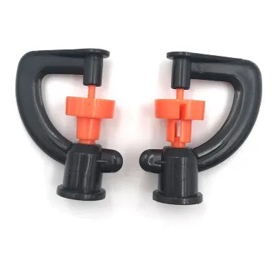 G-type orange wheel water-saving micro-sprinkler irrigation nozzle with rotating head for 360 degree spray