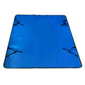 Cloth car pet mat for rear seat protection in multiple colours and dog-themed prints.