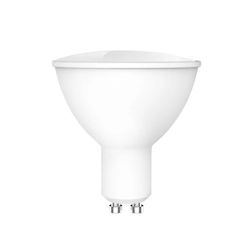 Smart RGBCCT GU10 LED spotlight with WiFi control and colour changing capability