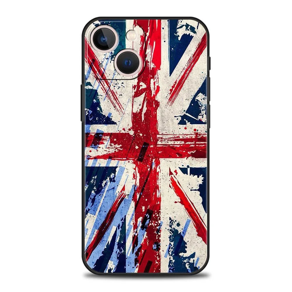 TPU back cover phone case with painted cartoon plant design for iPhone 13 Pro series