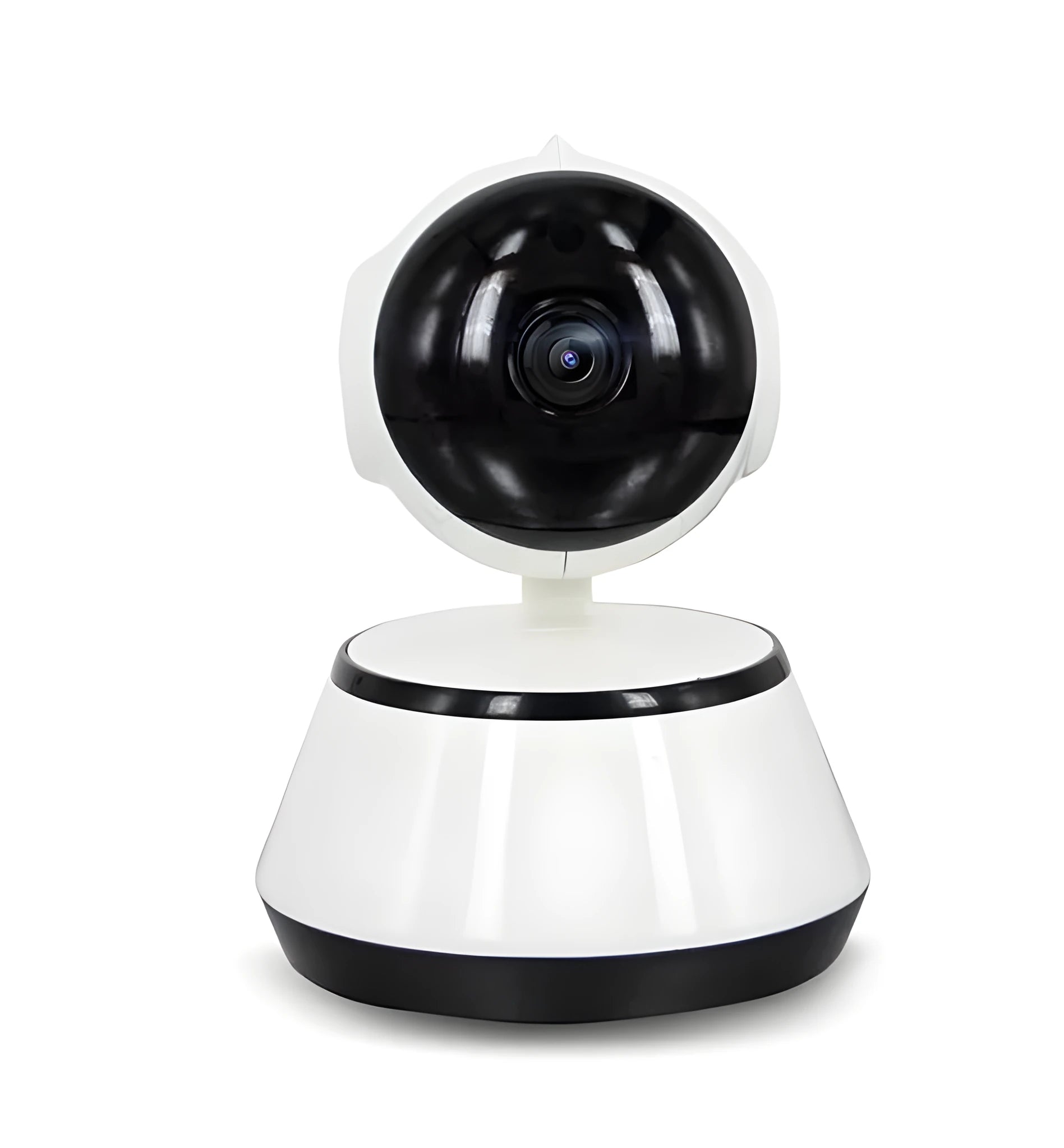 WiFi wireless baby monitor camera white with 720P HD and pan tilt night vision