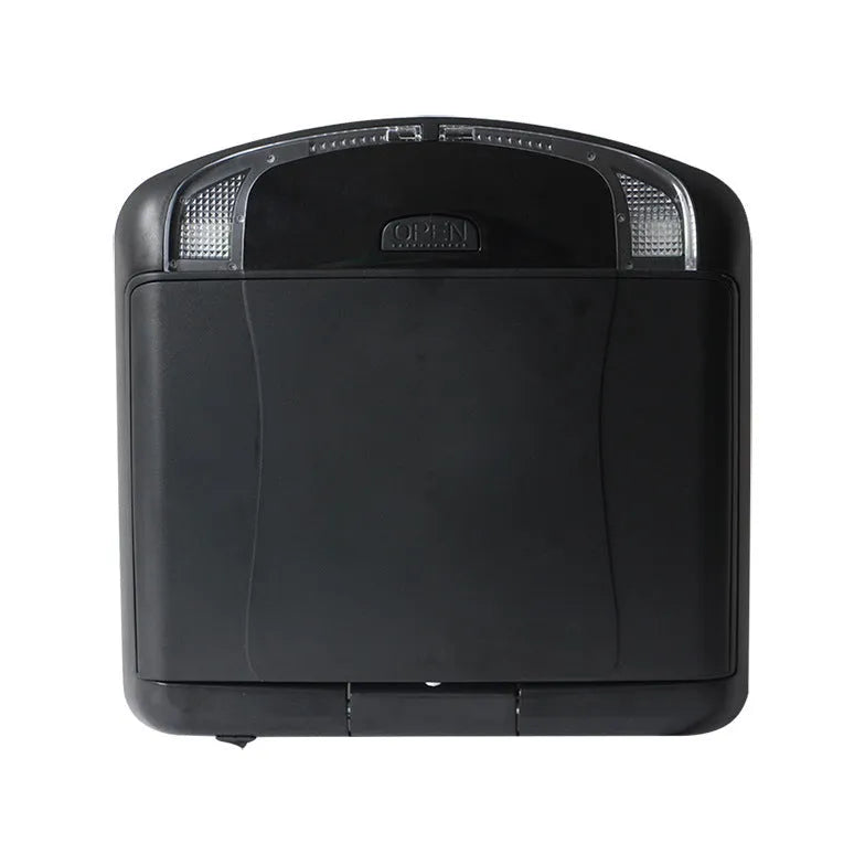 9-inch ultra-thin car ceiling reversing monitor with LCD full HD screen, LED lighting, black colour, mounted overhead