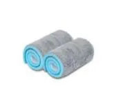 Blue lazy mop with microfiber flat head and bucket for wooden tile marble floors 33cm