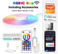 3 metre RGB neon LED strip lights with remote control for indoor lighting