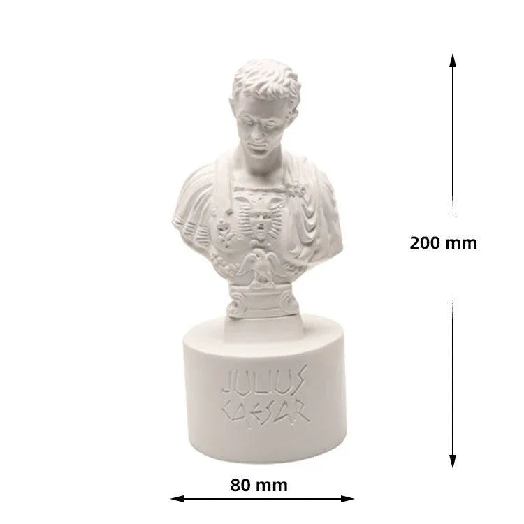 White American creative character modelling pen holder made from synthetic resin for desk organisation