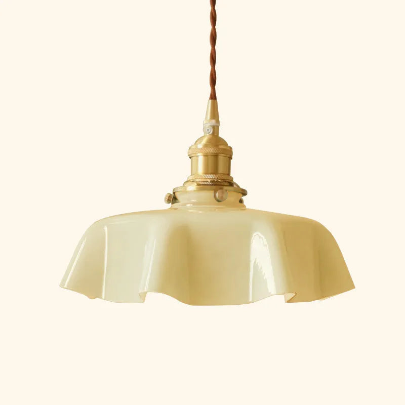 Medieval brass flower bud French chandelier with adjustable height in light blue colour option