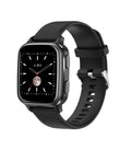 Smart fitness bracelet with Bluetooth calling on wrist showing heart rate monitor display