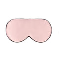 Double-sided mulberry silk eye mask in a choice of 22 colours, showing embroidered print.