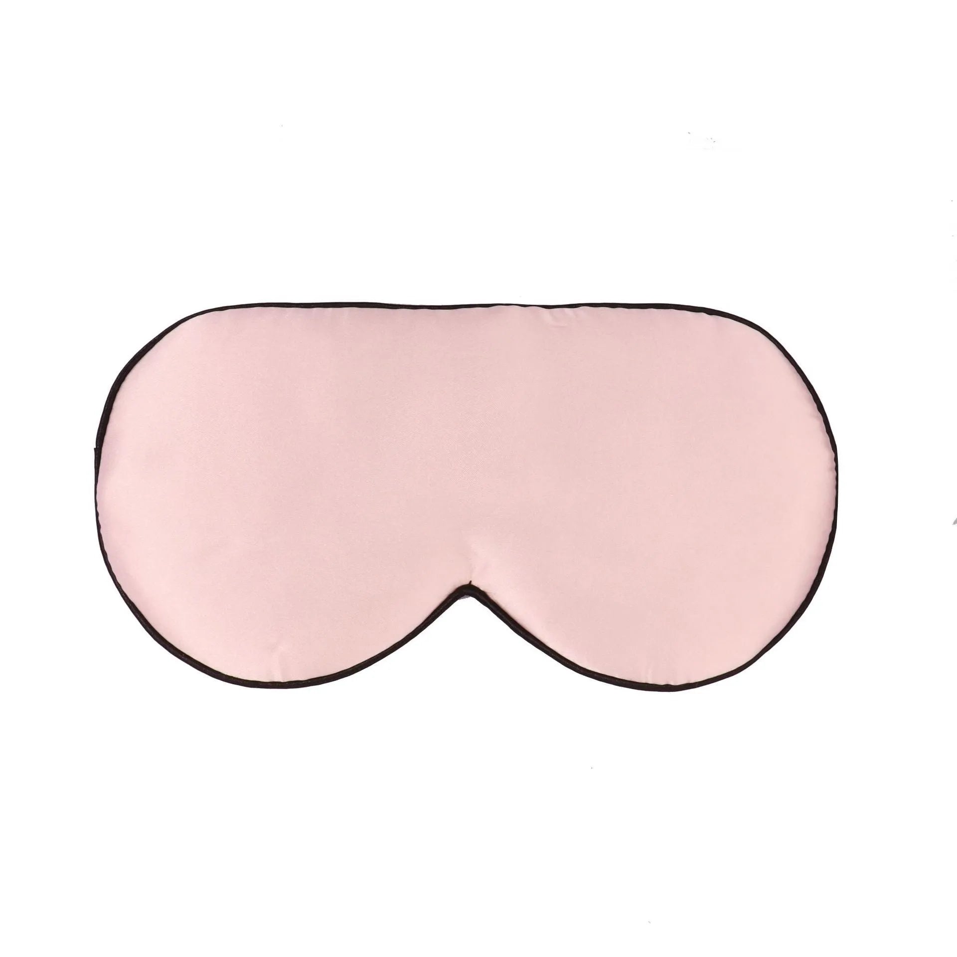Double-sided mulberry silk eye mask in a choice of 22 colours, showing embroidered print.