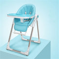 Baby chair with grow-up design, stable anti-fall structure, and waterproof plate in dream powder colour