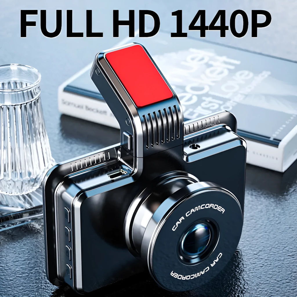 3-inch HD car DVR dashboard camera with double lens for front and back recording