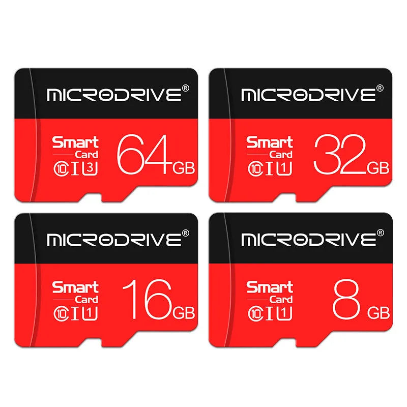TF memory card microSD Class 10 with SD card holder for camera storage