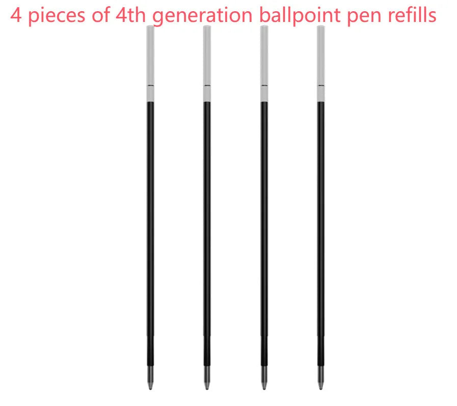 A5 loose leaf notebook refill paper with 9 writing refills including ballpoint, pencil, and plastic types