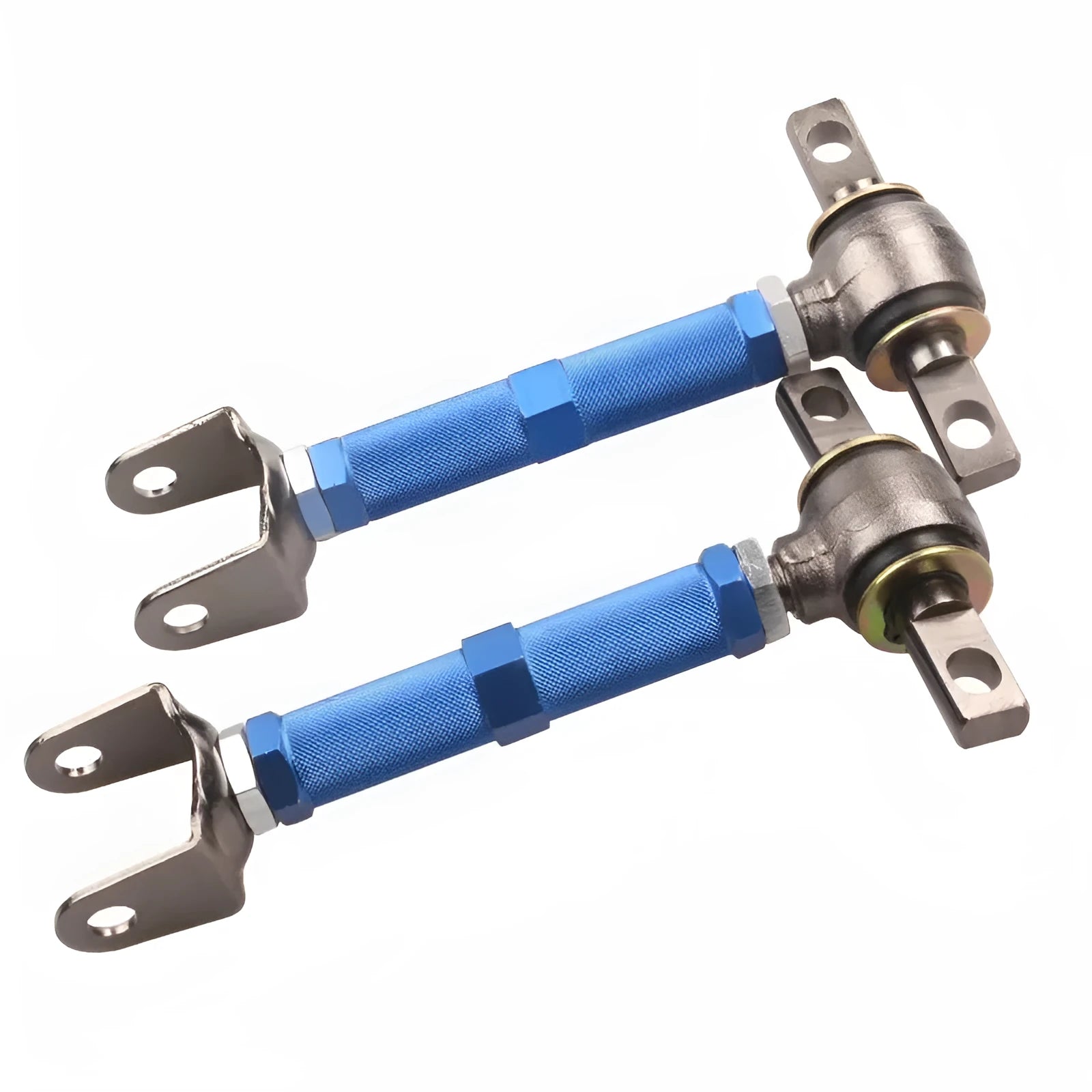 Blue aluminium alloy rear wheel recliner pull rod for Honda Civic EP3 suspension