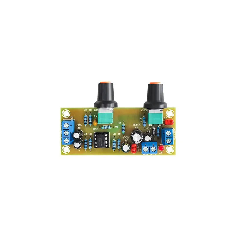Single power supply 10-24V super dynamic bass boost front stage audio board with FR-4 PCB