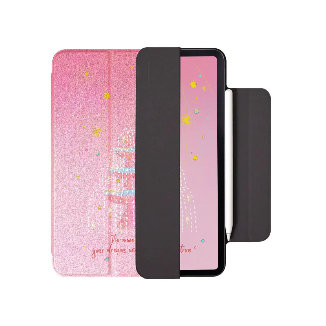 Magnetic suction flat plate shell protective sleeve for iPad Air5 and iPad Air4 10.9 inch in imitation leather