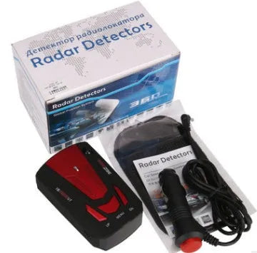 Electronic Dog V7 vehicle-mounted speed detector with LED display and full band scan in compact black casing