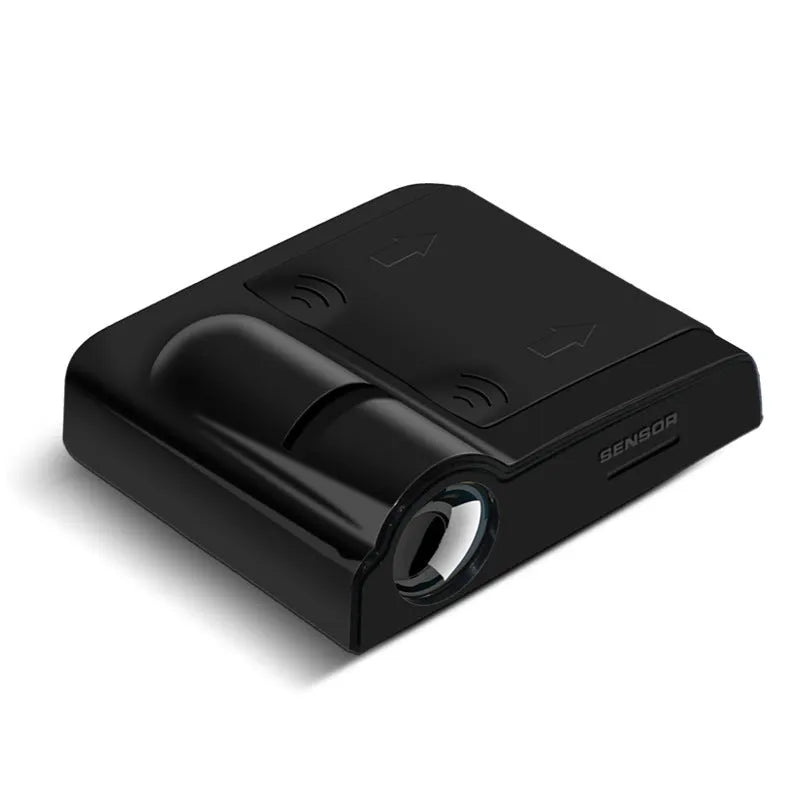 ABS plastic car decorative projection lamp in black or beige colour measuring 6.5 cm