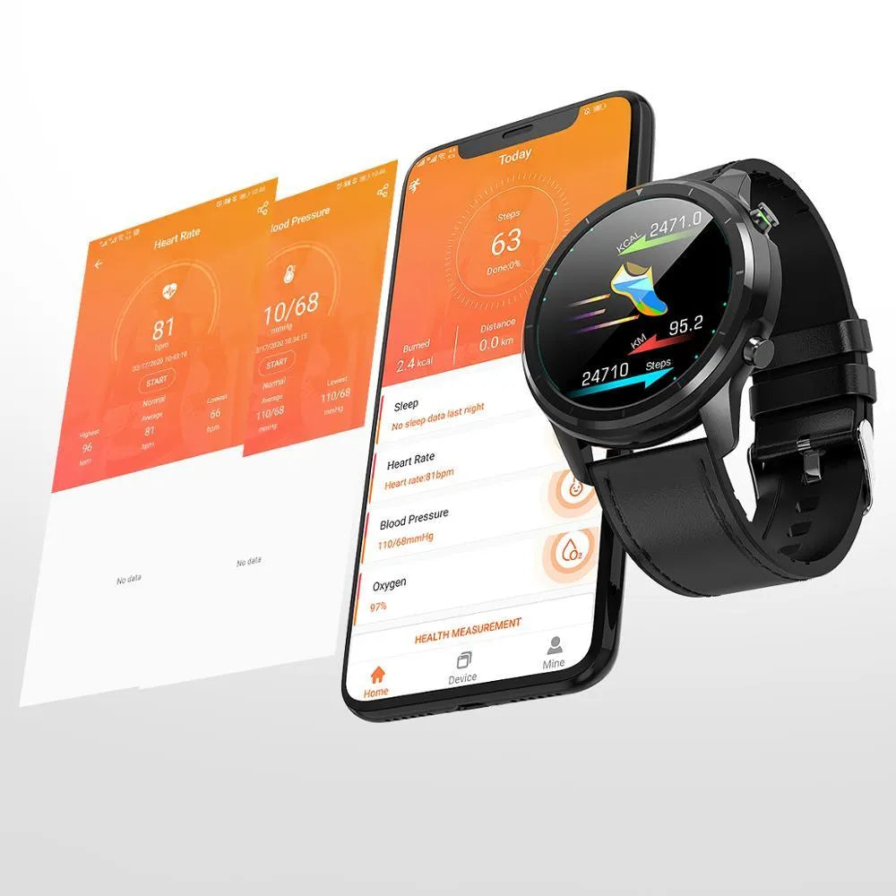 LEMFO LF26 smart bracelet with 1.3-inch screen showing five colour options: Black A, Black B, Brown Silver, Brown black, Silver