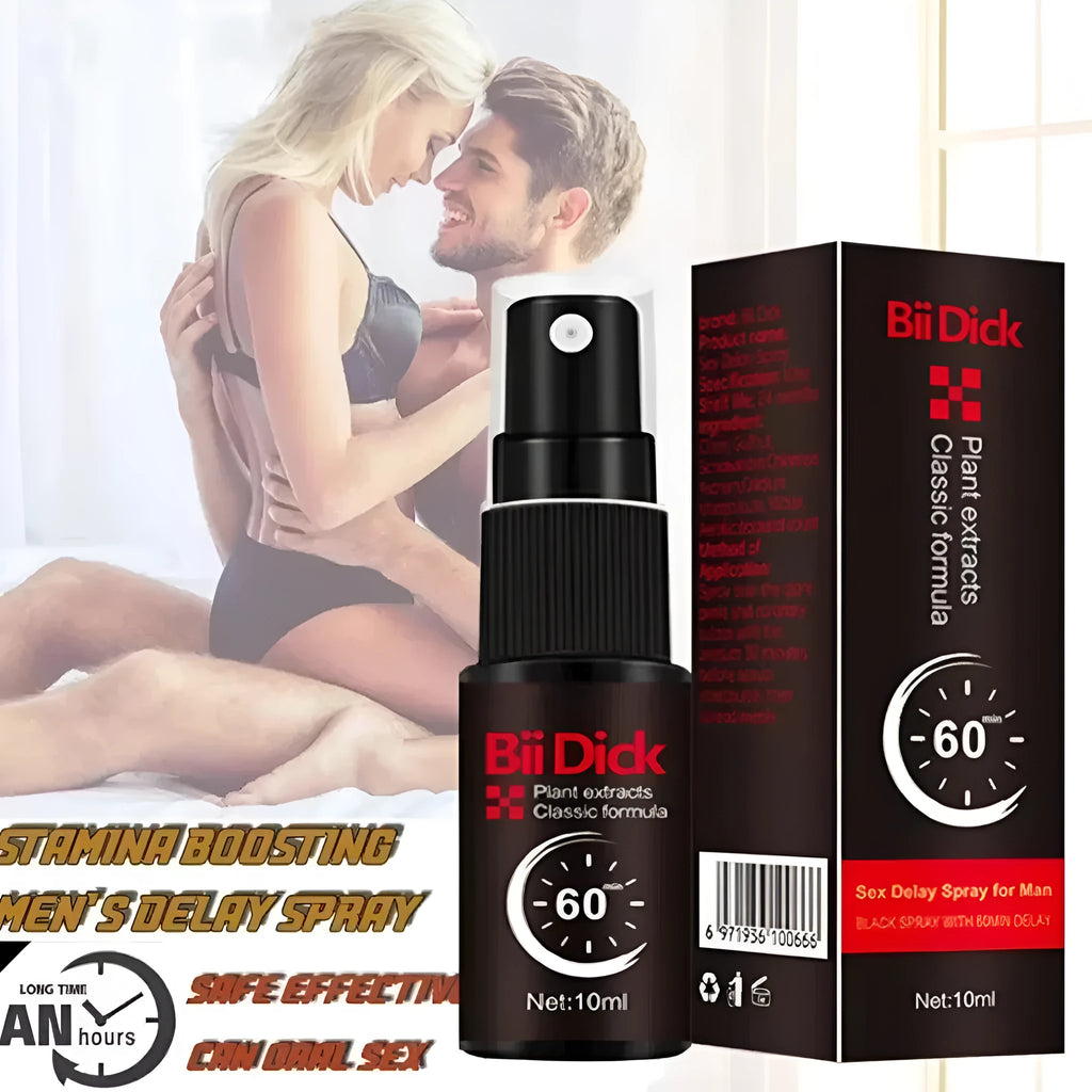 Bii Dick Man Delay Spray 10ml compact bottle for men's care