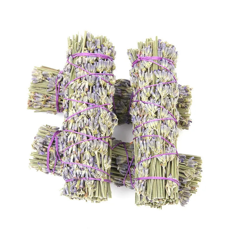 Natural dried lavender flower aromatherapy stick measuring 4 inches for room scenting