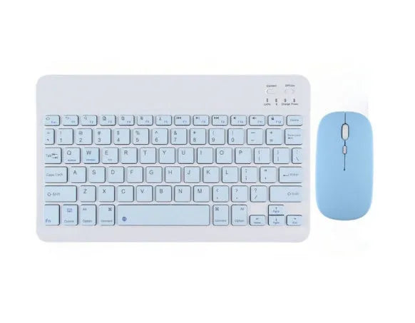 Bluetooth keyboard for Android tablets in multiple colours including white, green, and pink