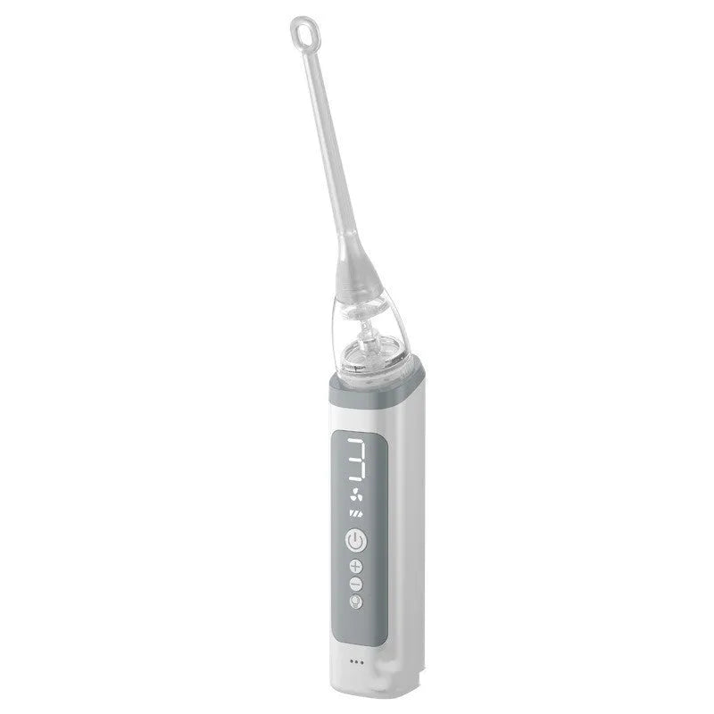Milky white tonsil stone remover oral cleaning tool set for dental hygiene
