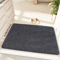 Silk ring alien-shaped entrance floor mat with cartoon anime pattern in blue, 60cm by 90cm