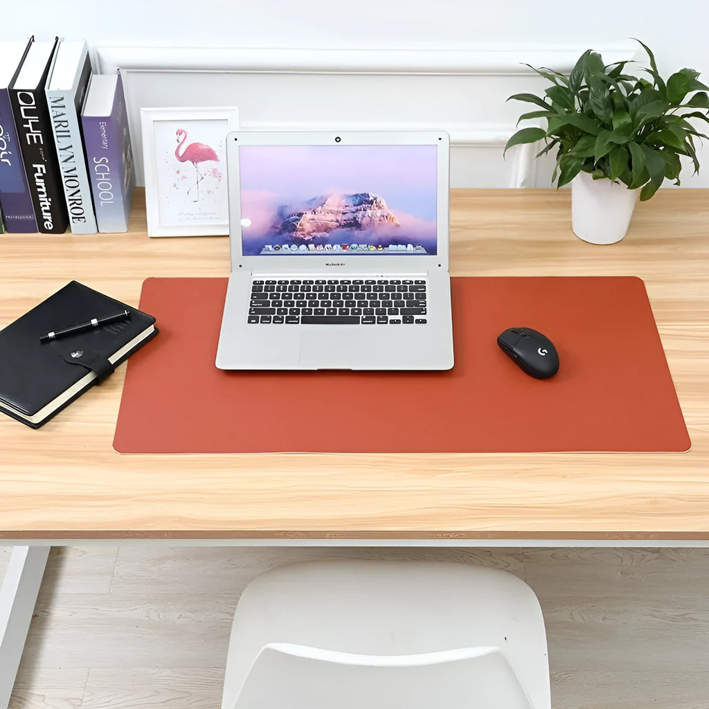 Custom mouse pad with wrist guard and calculator design, 80x40cm, rubber and cloth, black antiskid back