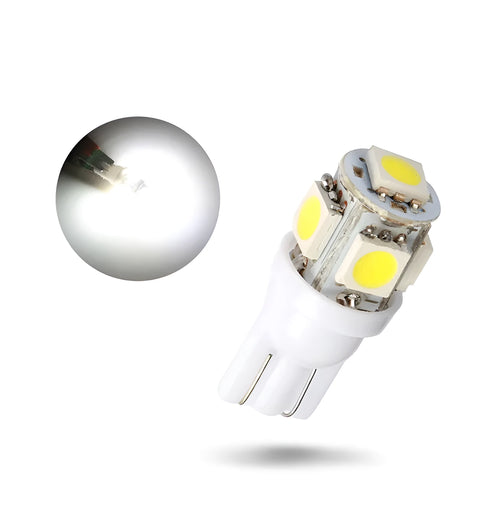 T10 wedge base 5050 SMD LED bulb for car reading or license plate light, 26x12mm, pack of 10