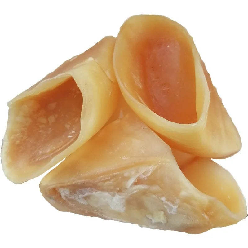 Natural cowhide hoof shell dog chew for small and large dogs