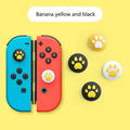 Four silicone rocker caps for Nintendo Switch Lite Joycon controllers with cat claw texture