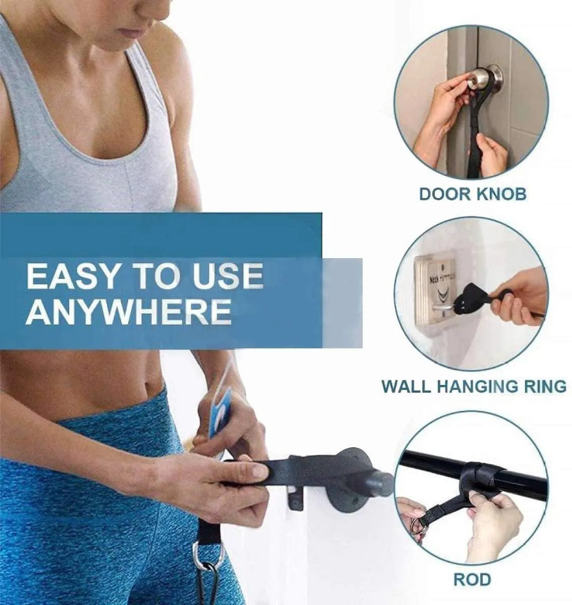 Black neck hammock cervical spine tensioner with velvet, sponge, and breathable mesh on a fitness bench