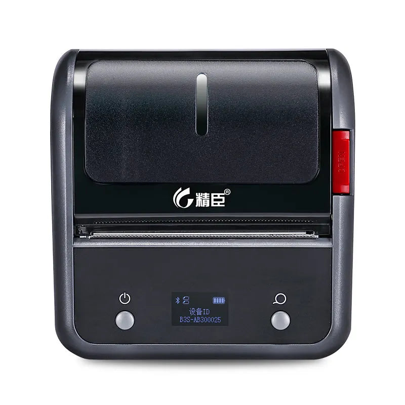 B3S grey commercial smart label printer with Bluetooth thermal printing and label paper