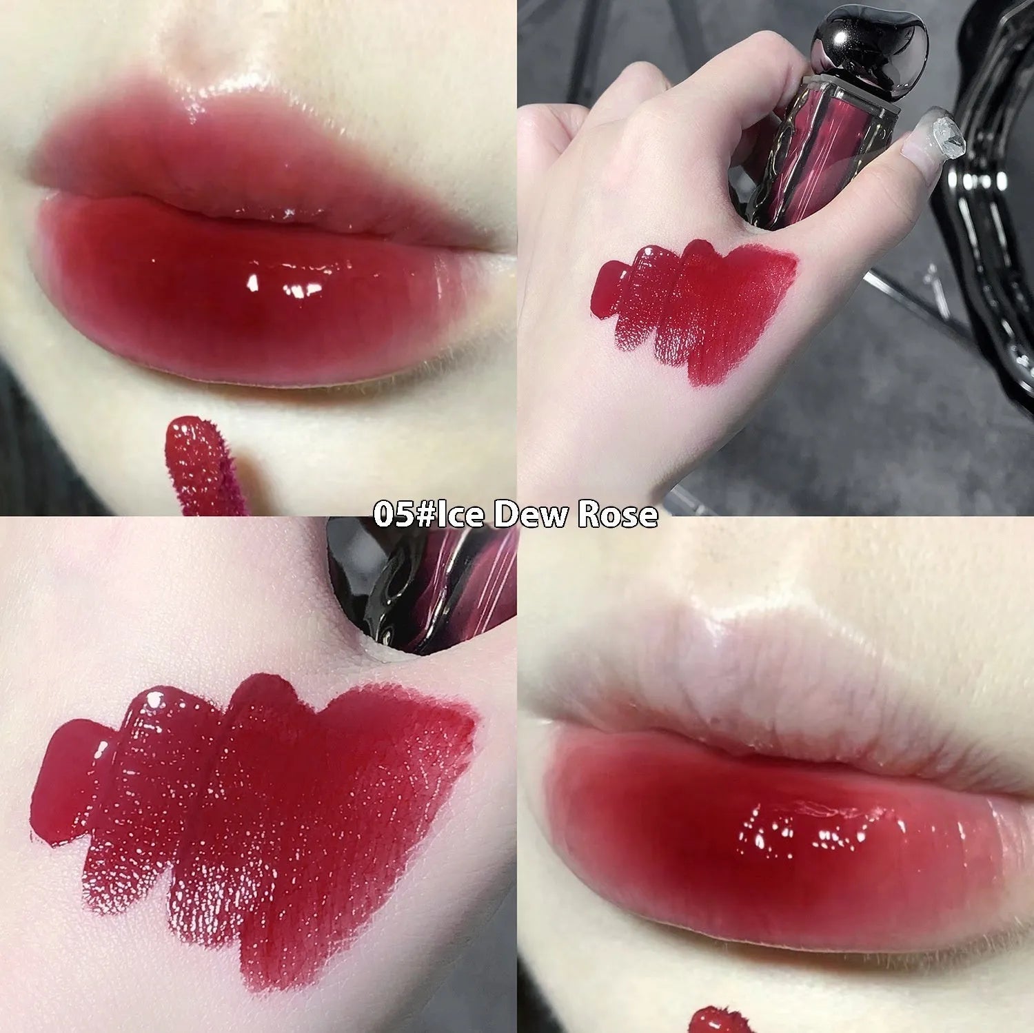 Glacier Lava Lip Lacquer tube in one of seven colour numbers for a mirror-like glossy finish.
