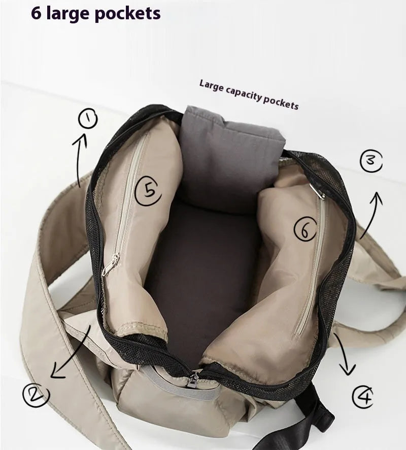 Apricot cloth pet handbag carrier for small dogs and cats