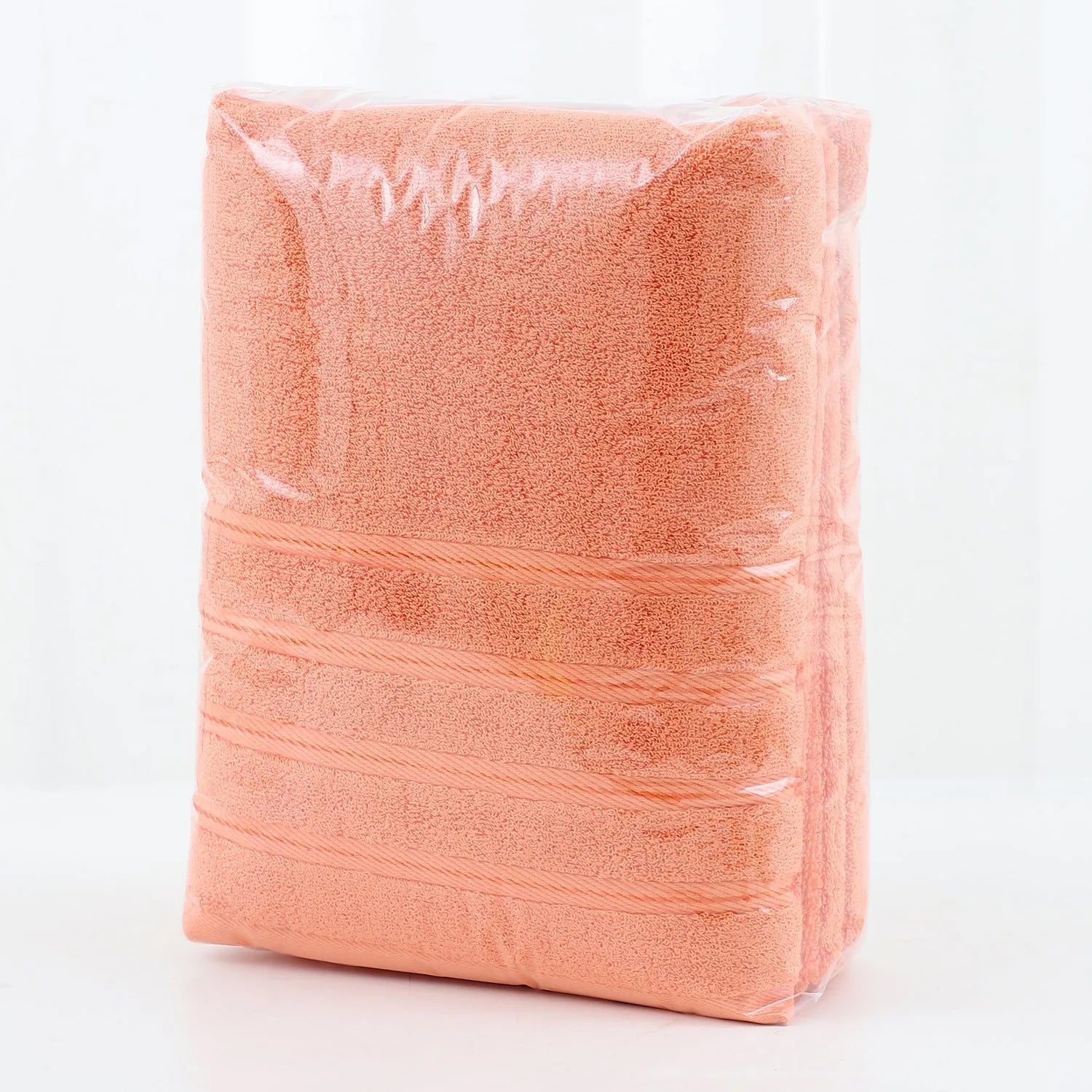 Cotton towel set six-piece in twill black and other colours with combed cotton material