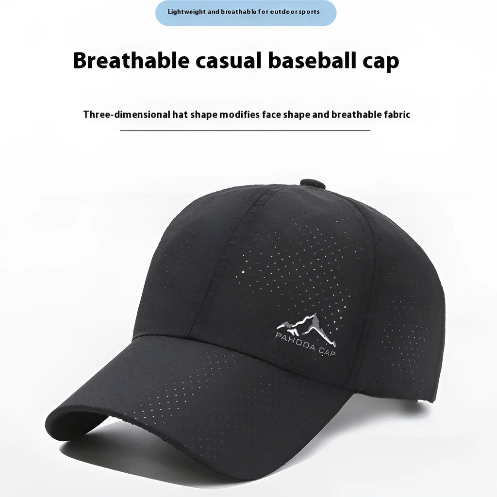 Korean style baseball cap with dome crown and adjustable strap in multiple colour options