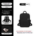 Women's canvas travel backpack showing organisational compartments and breathable design in apricot colour