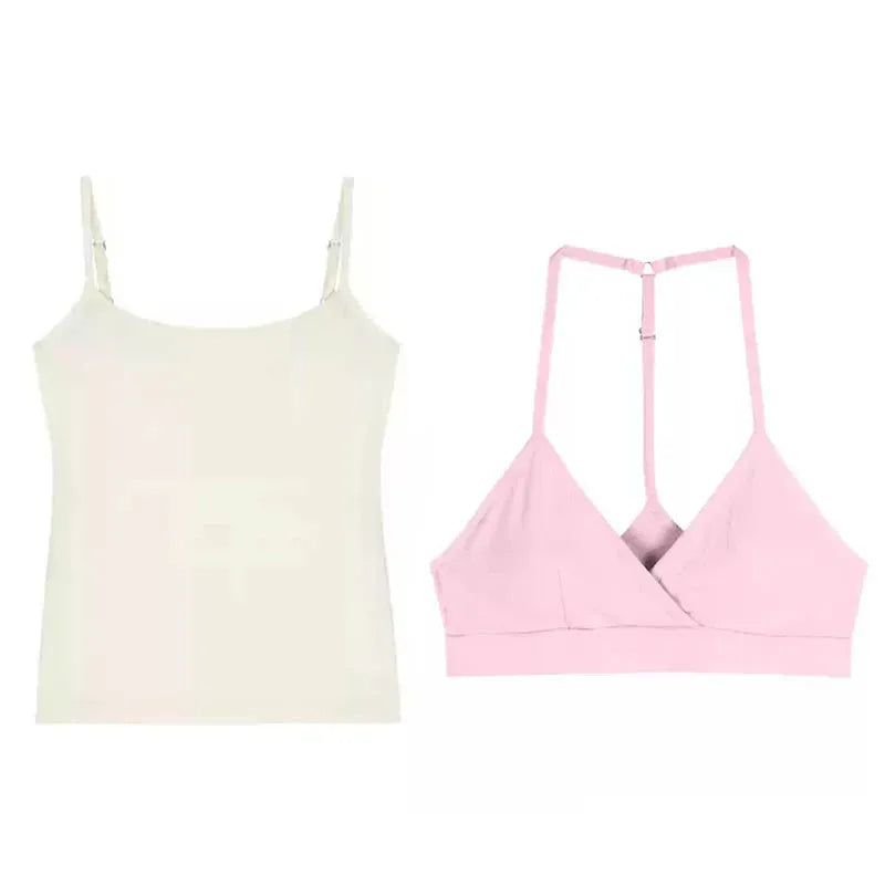 Short see-through sleeveless polyester top outerwear in black bikini colour with open-back design
