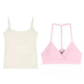 Short see-through sleeveless polyester top outerwear in black bikini colour with open-back design