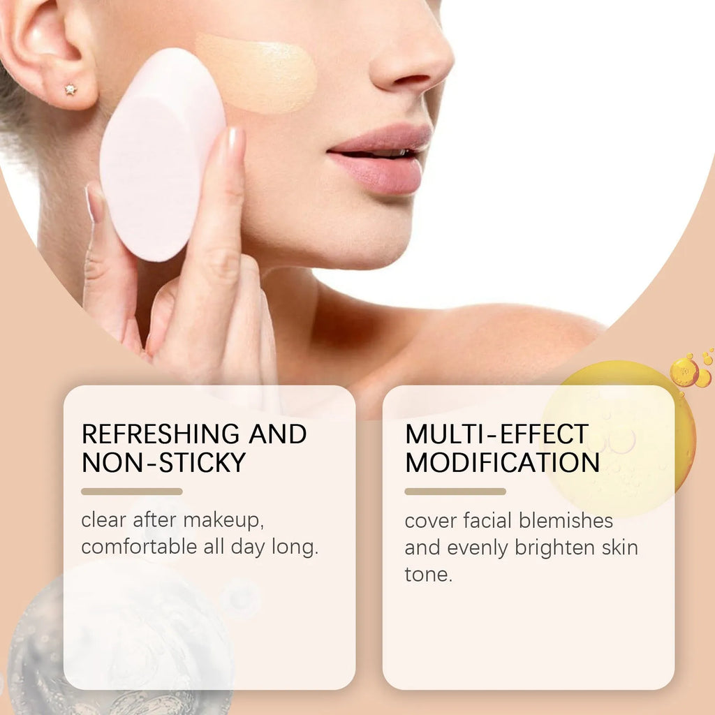 3.5ml tube of medium skin tone liquid foundation with moisturising concealer formula