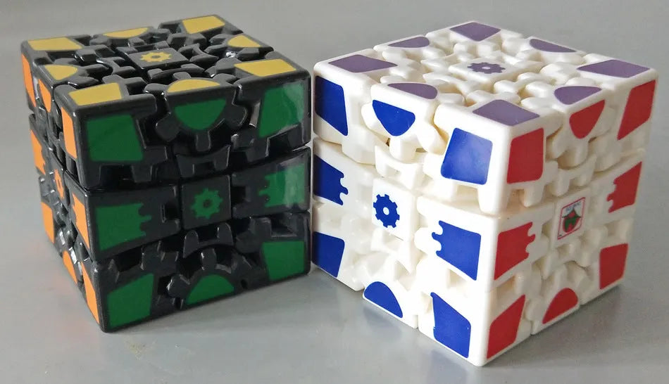 Gear Cube third-order magic Rubik's cube plastic intelligence puzzle with gear mechanism, available in first or second generation
