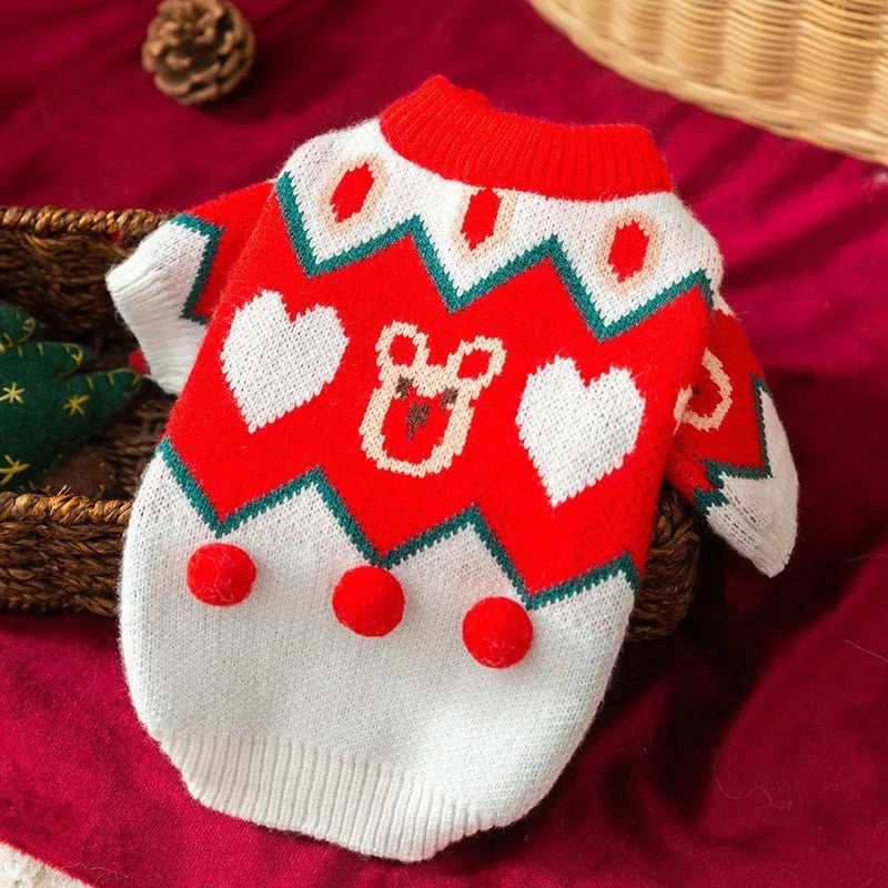 Spring autumn dog rabbit sweater for small puppies Teddy pet clothing casual style multiple colours
