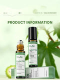 Castor oil roll-on 10ml portable hair growth serum with roll-on applicator for scalp nourishment